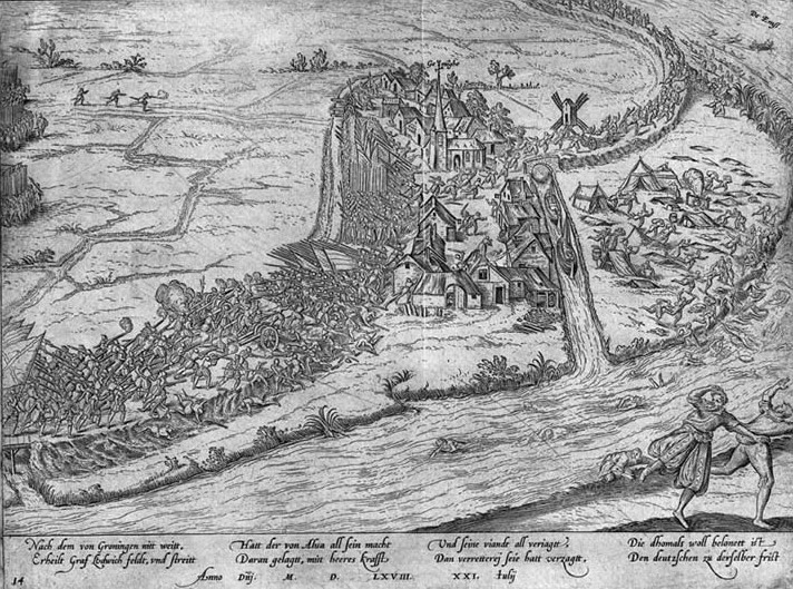 Overzicht van de Slag bij Jemmingen.
